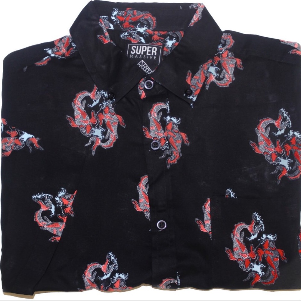 supermassive button down koi - Picture 2 of 7